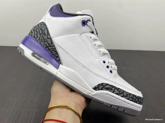 MaikeSneakers Jordan 'Dark Air Retro 3 CT8532-105 Iris' 0509